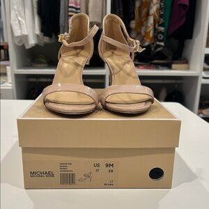 Michael Kors Blush Patent Heels